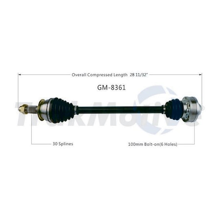 Surtrack Axle Cv Axle Shaft, GM-8361 GM-8361